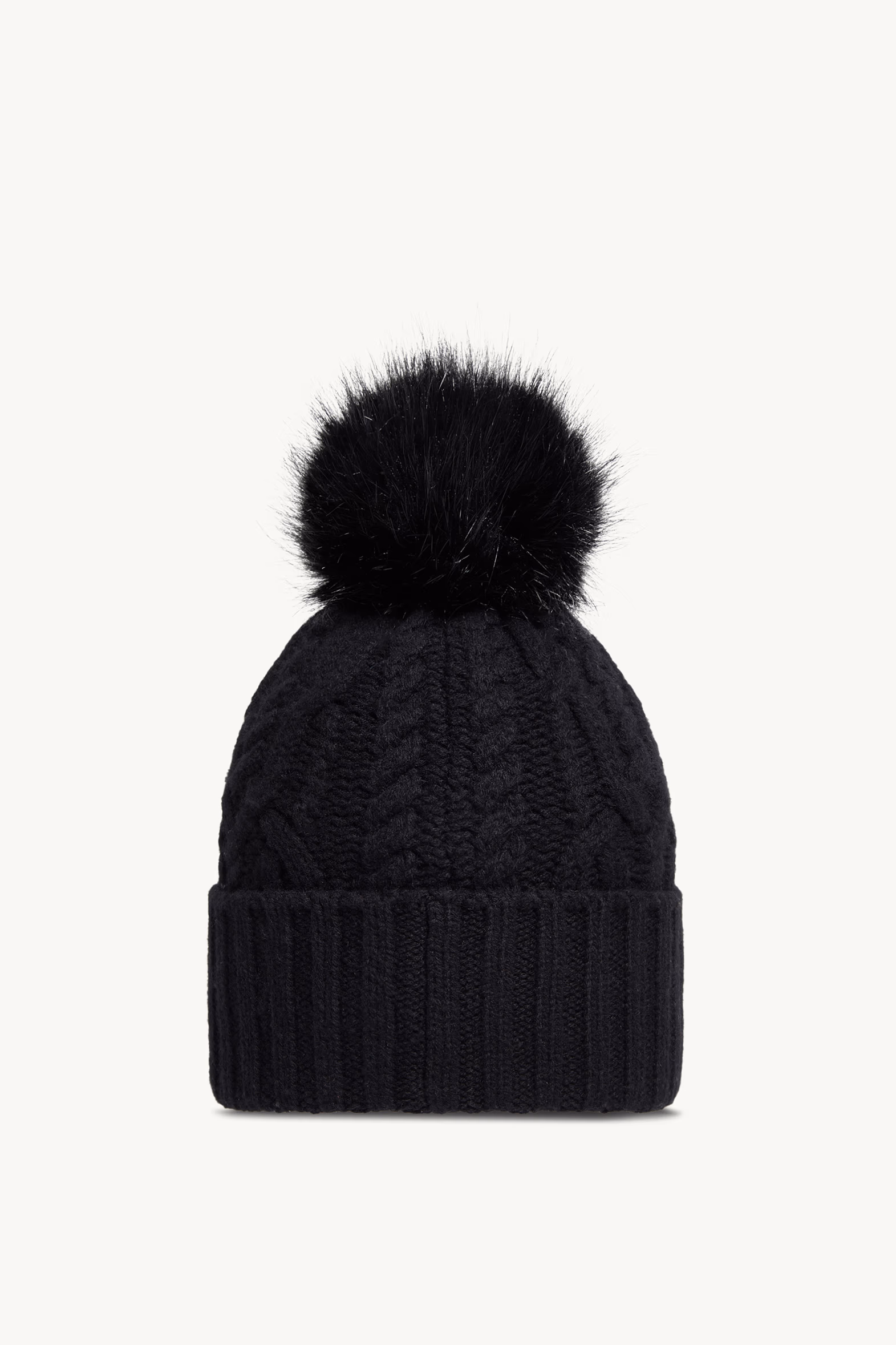 Bonnet en cachemire mélangé avec pompon Mixte Noir Moncler 4